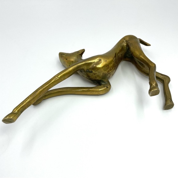 Brass Sculpture Figurine Home Decor 8” - Picture 9 of 11
